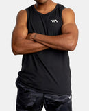 RVCA SPORT VENT SL V9031RST-BLK T-SHIRT SHORT SLEEVE (M)-2