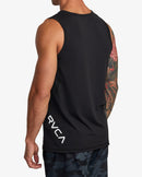 RVCA SPORT VENT SL V9031RST-BLK T-SHIRT SHORT SLEEVE (M)-5