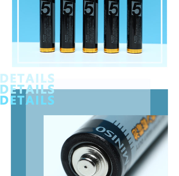 MINISO AA CARBON-ZINC BATTERY, 10 PACK(BLACK) 0100026981 BATTERY