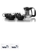 MINISO SIMPLE 4+1 TEA SET ( BLACK ) 0100040251 TEA SET-8