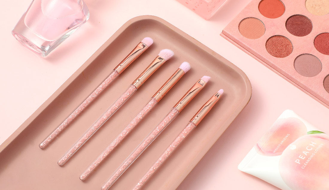 MINISO CRYSTAL MAKEUP BRUSH (5 PCS) 0200406021 MAKEUP BRUSH