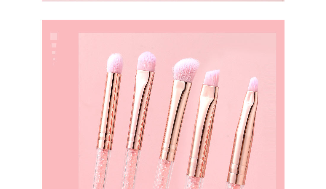 MINISO CRYSTAL MAKEUP BRUSH (5 PCS) 0200406021 MAKEUP BRUSH