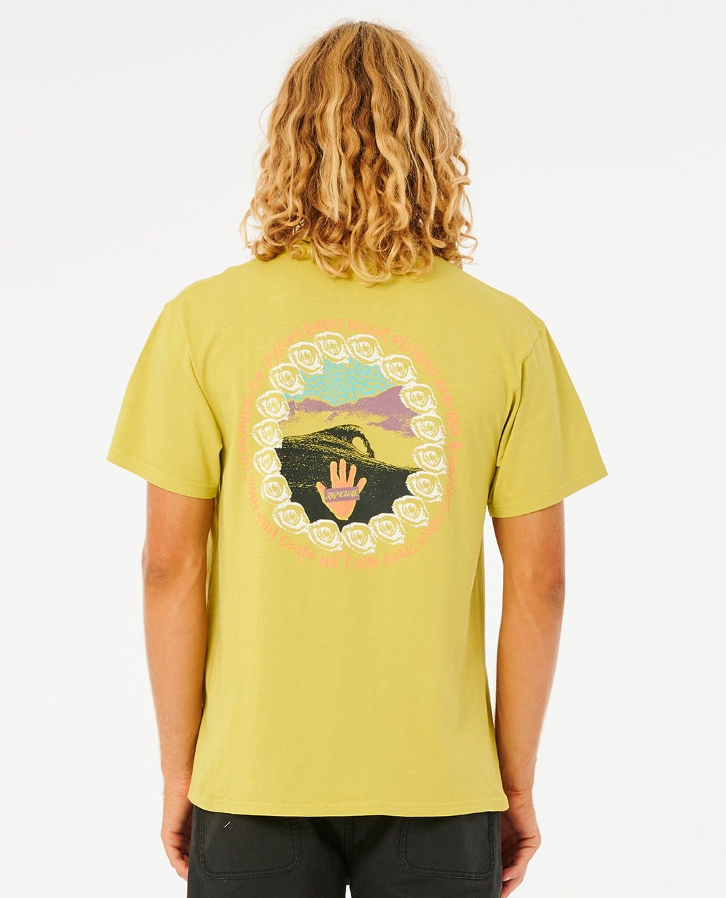 RIP CURL ARCHIVE INNER VISIONS 02GMTE-9652 T-SHIRT SHORT SLEEVE (M)