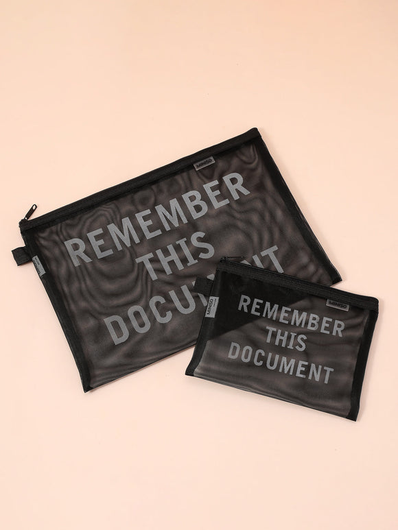 MINISO FILE POCKERT ( 2PCS ) 0400011551 STATIONERY ORGANIZER