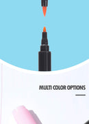 MINISO WATER SOLUBLE DOUBLE HEAD COLORED PEN (SOFT PINK) 0400013131 MARKER-10