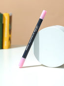 MINISO WATER SOLUBLE DOUBLE HEAD COLORED PEN (SOFT PINK) 0400013131 MARKER-3