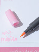 MINISO WATER SOLUBLE DOUBLE HEAD COLORED PEN (SOFT PINK) 0400013131 MARKER-2