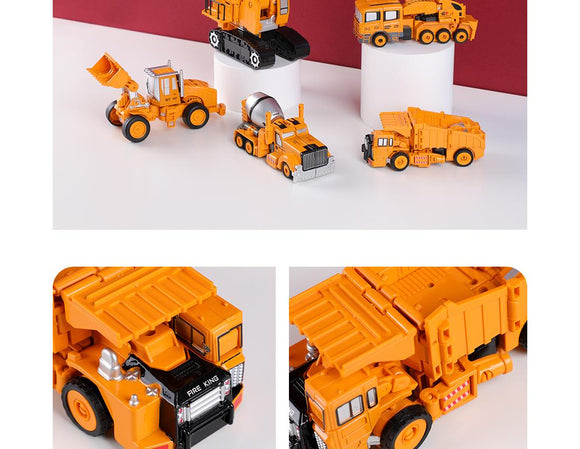 Miniso Variant Toy(mining Truck) 0400024101 Transformation Toys 