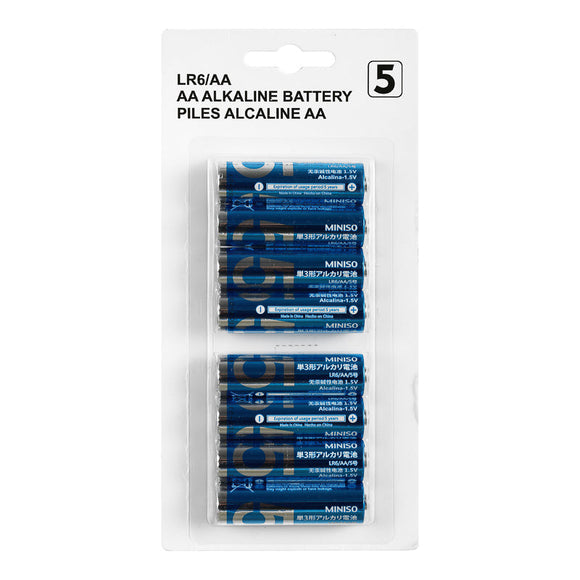 MINISO AA ALKALINE BATTERY 8 PACK(BLUE) 0500002001 BATTERY MINISO