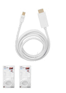 MINISO MINI DP TO HDMI CABLE 1.8M (WHITE) 0500018261 ADAPTER-1