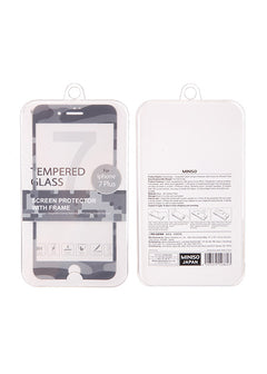 Miniso Camouflage - Tempered Glass Screen Protector with Frame for iPhone7 Plus 500018331