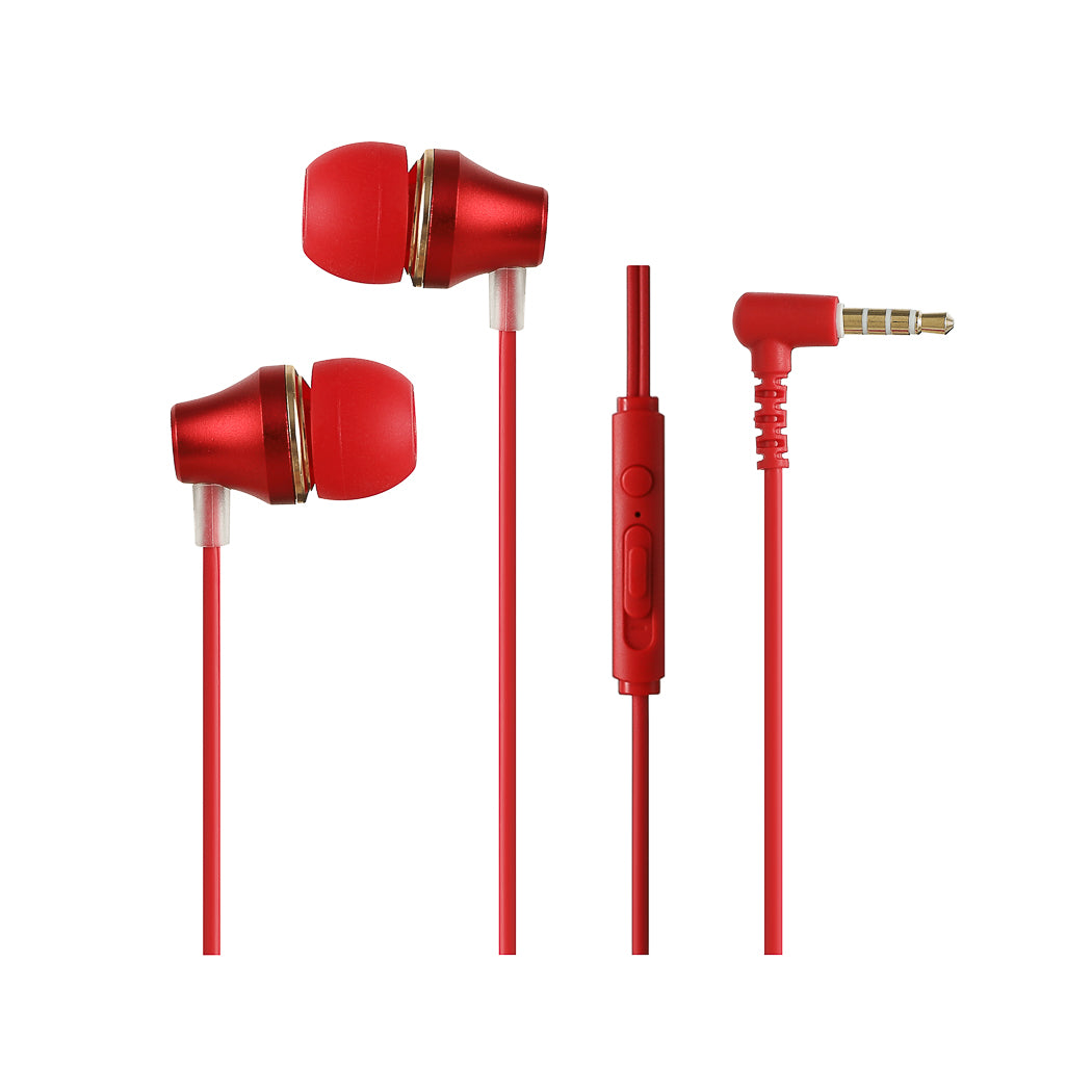 MINISO EARPHONES WITH CAPSULE-SHAPED CASE MODEL:8431＃(RED) 0580676642 WIRELESS EARPHONES