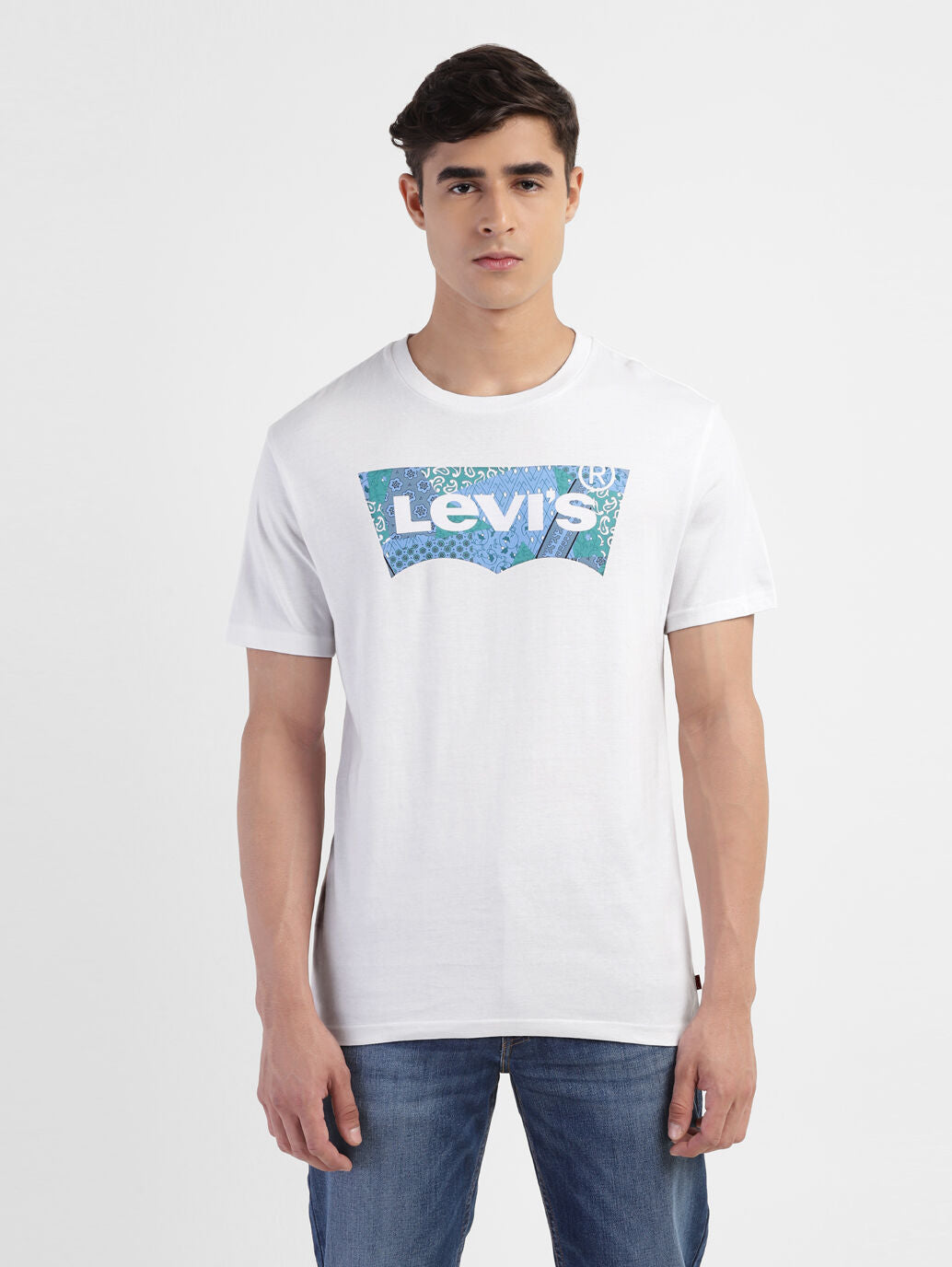 LEVIS BATWING BANDANA TEE 2 16960-0884 T-SHIRT SHORT SLEEVE (M)