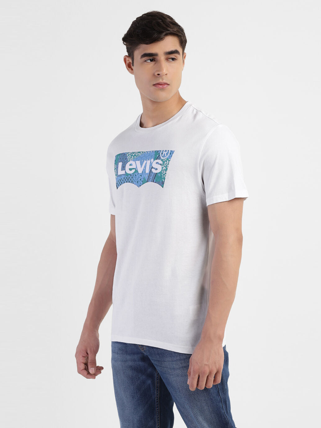 LEVIS BATWING BANDANA TEE 2 16960-0884 T-SHIRT SHORT SLEEVE (M)