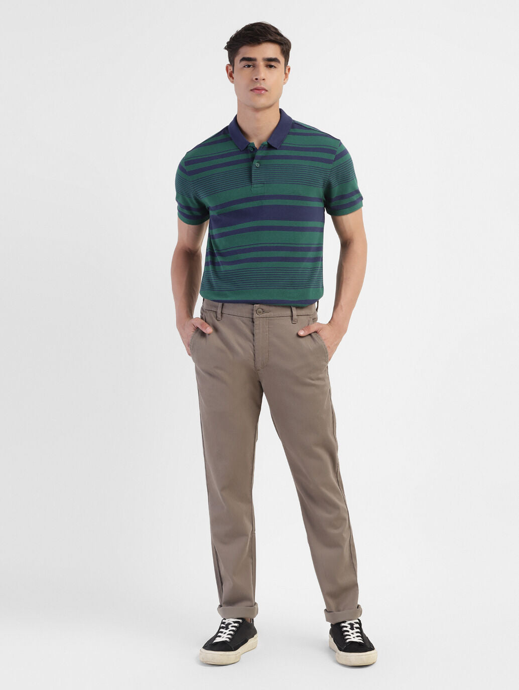 LEVIS STRIPE VARIATI0N 17474-0319 POLO T-SHIRT (M)