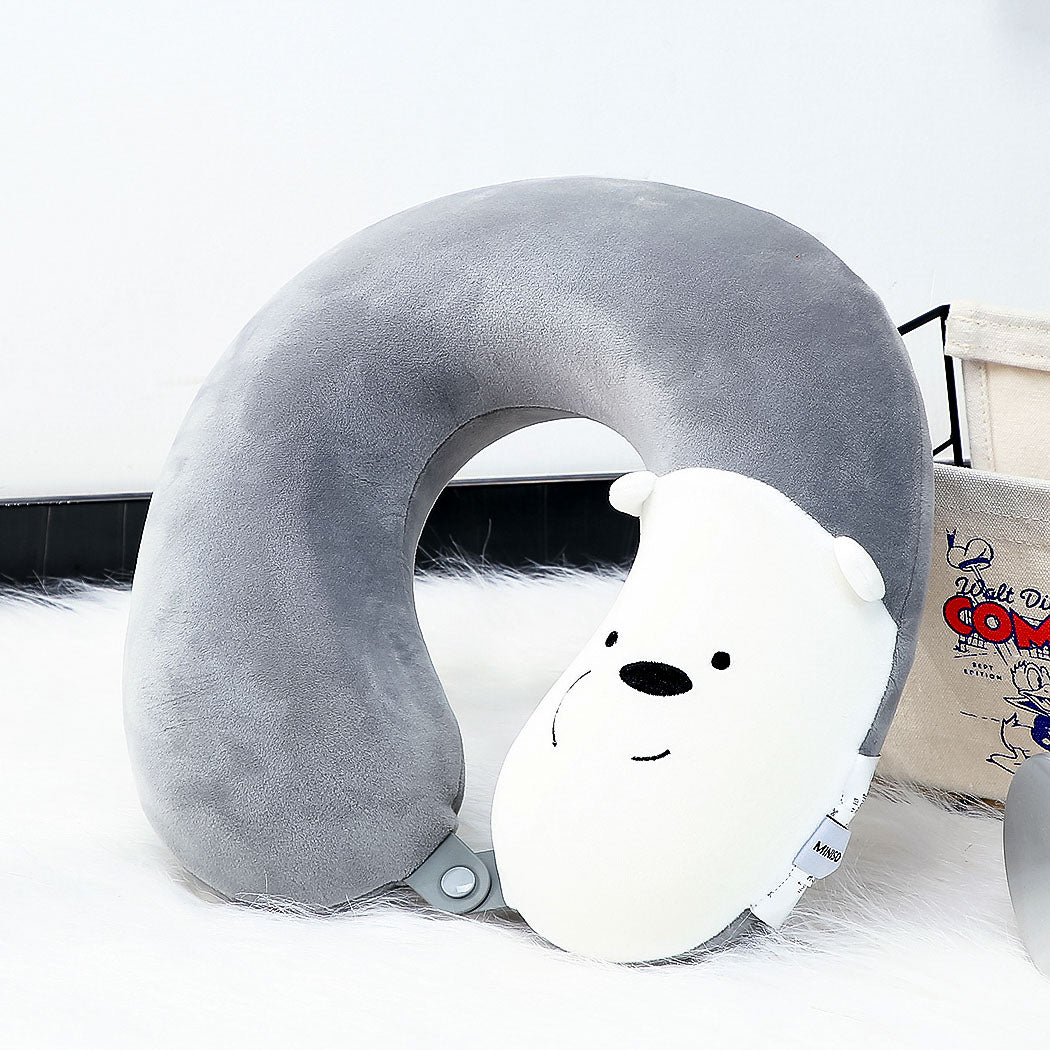 Miniso we bare bears neck outlet pillow