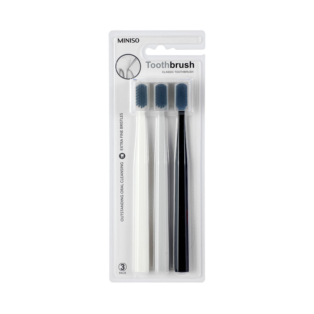 MINISO CLASSIC TOOTHBRUSH ( 3 PACK ) 2006868210108 TOOTHBRUSH