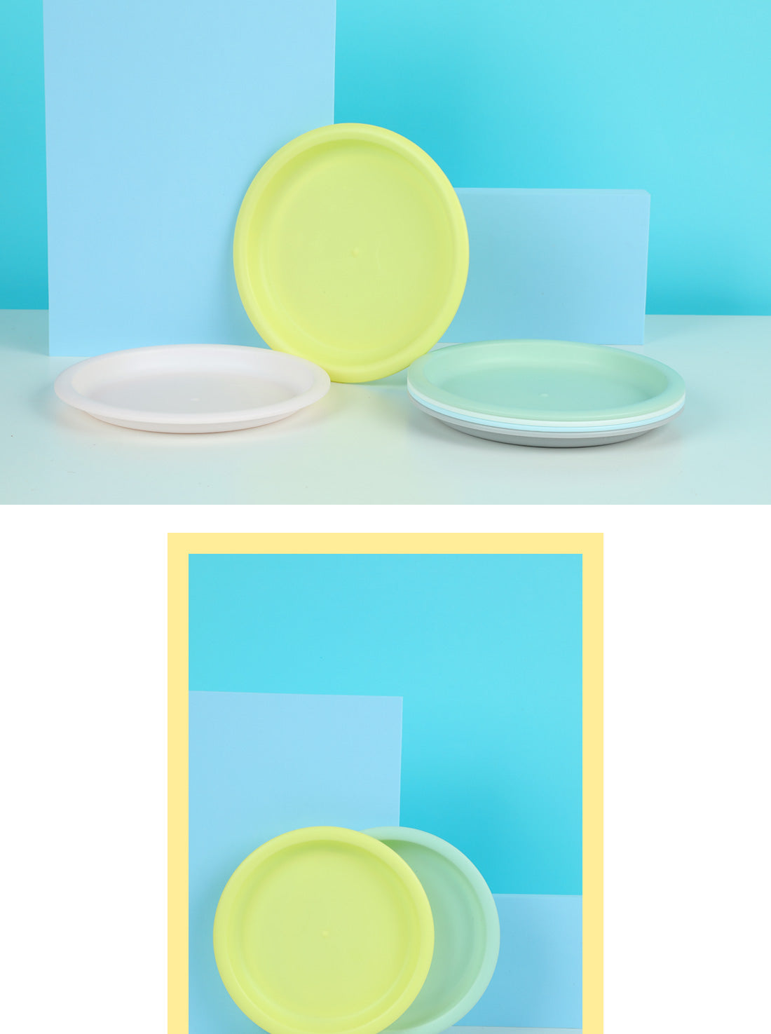 MINISO COLORFUL ECO-FRIENDLY PLATE 6 PACK 2006877610104 BOWL/PLATE/DISH