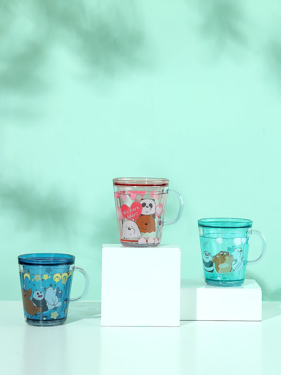 MINISO WE BARE BEARS-MUG 260ML 2006929610106 PLASTIC WATER BOTTLE