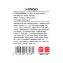 MINISO TOILETRY BAG (GREEN) 2007003012106 TRAVEL STORAGE BAG-9