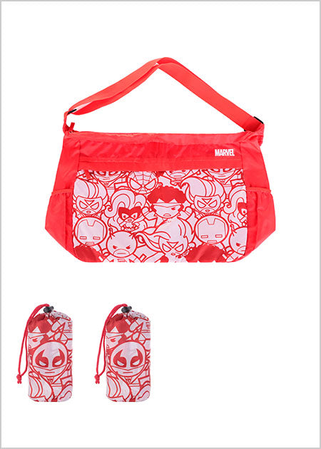 Miniso MARVEL- Foldable Bag,Red 2007125810109