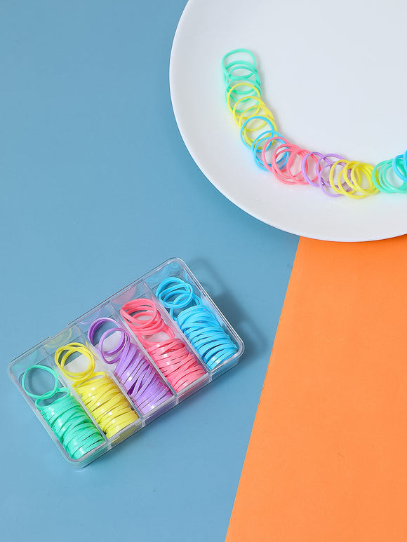 MINISO DISPOSABLE SMALL RUBBER BAND,150 ( ASSORTED ) 2007142810106 DISPOSABLE RUBBER BAND