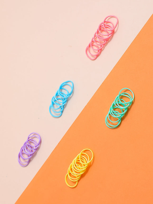 MINISO DISPOSABLE SMALL RUBBER BAND,150 ( ASSORTED ) 2007142810106 DISPOSABLE RUBBER BAND