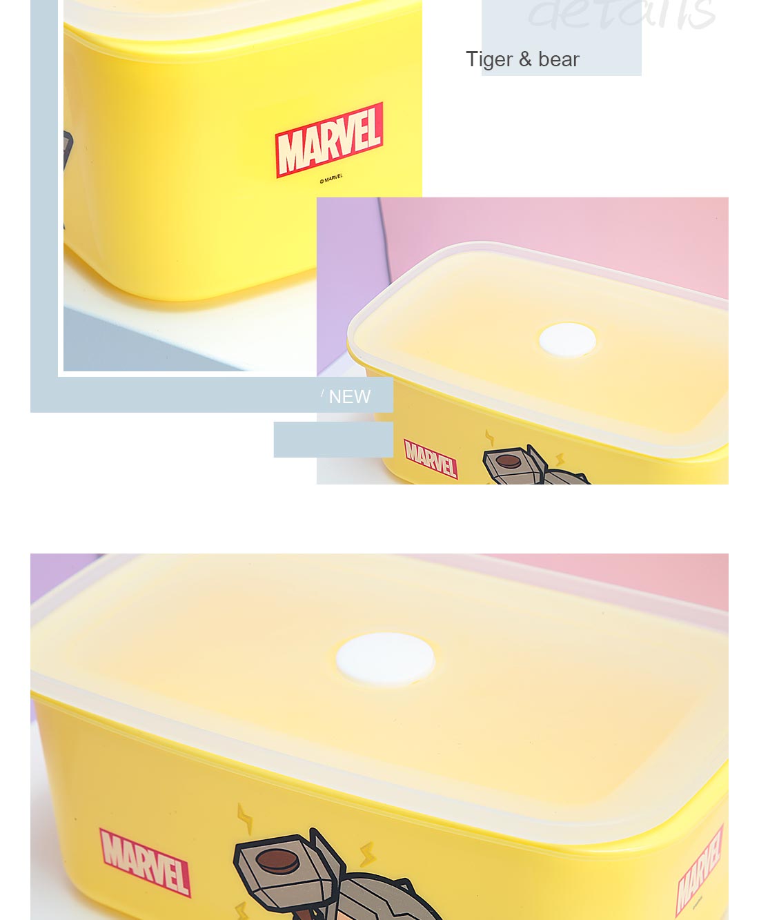 Miniso MARVEL Bento Box,Thor 2007235814103