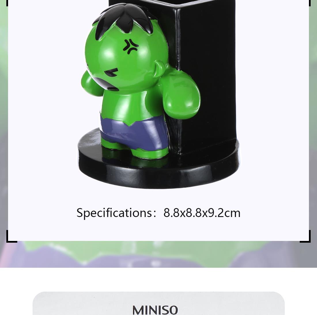Miniso Marvel Collection Pen Stand, Hulk 2007238714103