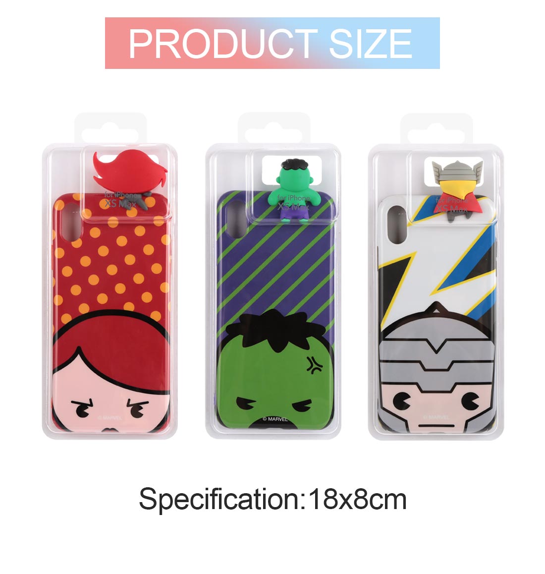 Miniso MARVEL Phone Case for iPhone XS Max 2007281512107