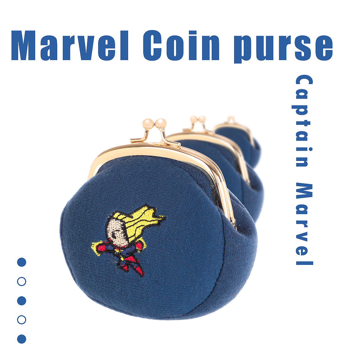Miniso MARVEL-Coin Purse,Captain Marvel 2007312711103