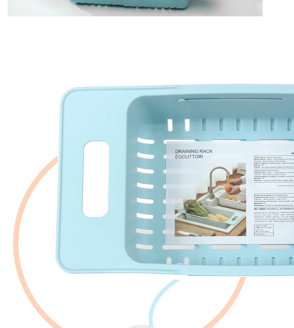 MINISO DRAINING RACK (BLUE) 2008041310100 SUNDRIES STORAGE