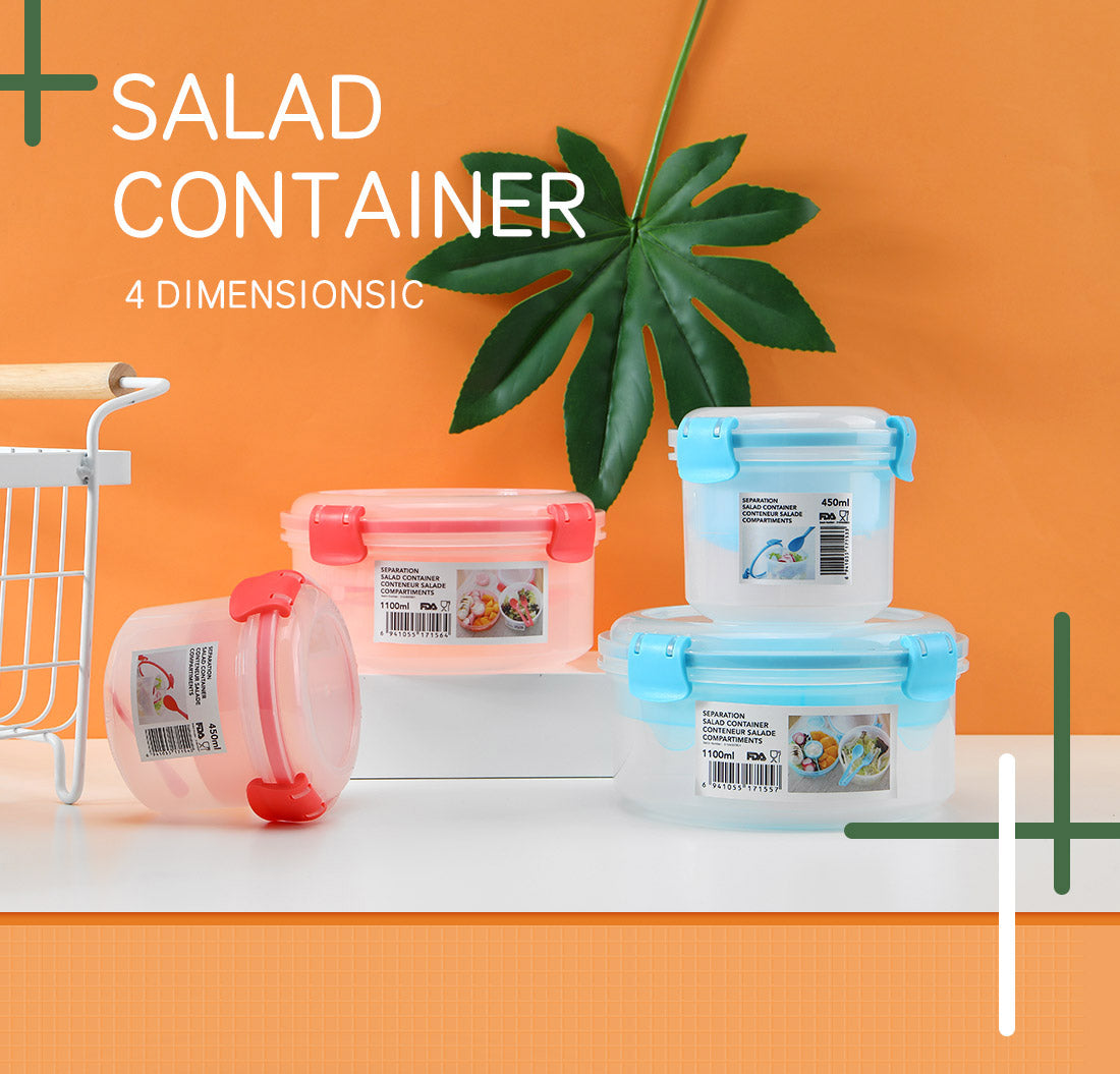 MINISO SEPARATION SALAD CONTAINER 1100ML 2008298311103 FOOD CONTAINER