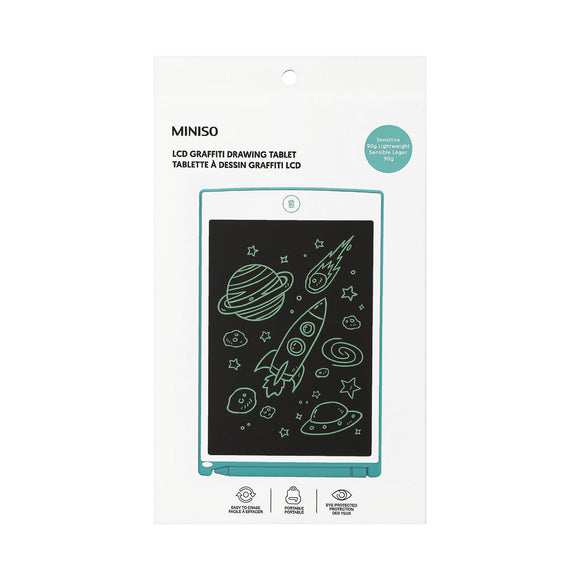 MINISO LCD GRAFFITI DRAWING TABLET ( BLUE ) 2008406611101 ELECTRIC DRAWING TABLET