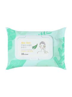 MINISO ALOE VERA MOISTURIZING MAKEUP REMOVER WIPES (35 WIPES) 2008470110104 MAKEUP REMOVER
