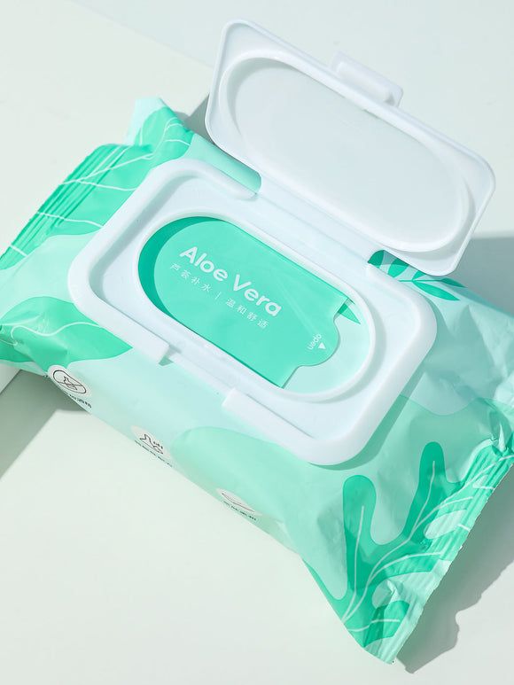 MINISO ALOE VERA MOISTURIZING MAKEUP REMOVER WIPES (35 WIPES) 2008470110104 MAKEUP REMOVER