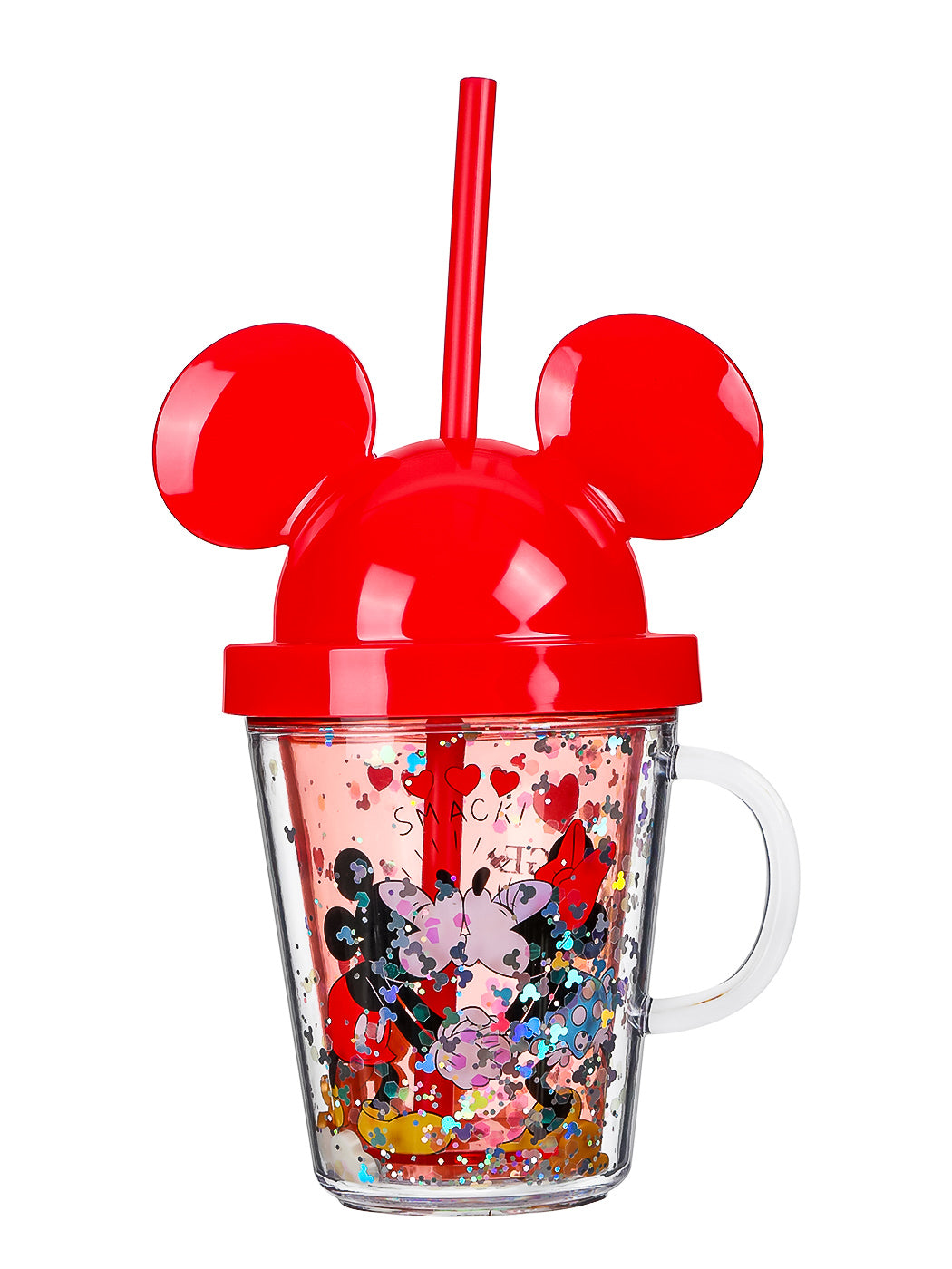 MINISO MICKEY MOUSE COLLECTION STRAW MUG WITH LID 280ML 2008484210104 PLASTIC WATER BOTTLE-10