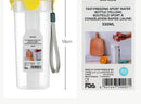 MINISO FAST-FREEZING SPORT WATER BOTTLE 550ML(YELLOW) 2008588110102 PLASTIC WATER BOTTLE-5