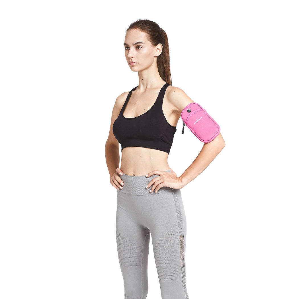 MINISO MINISO SPORTS-ARM BAND WITH DOUBLE POCKETS(GREY) 2008742910104 SPORTS ARM BAND