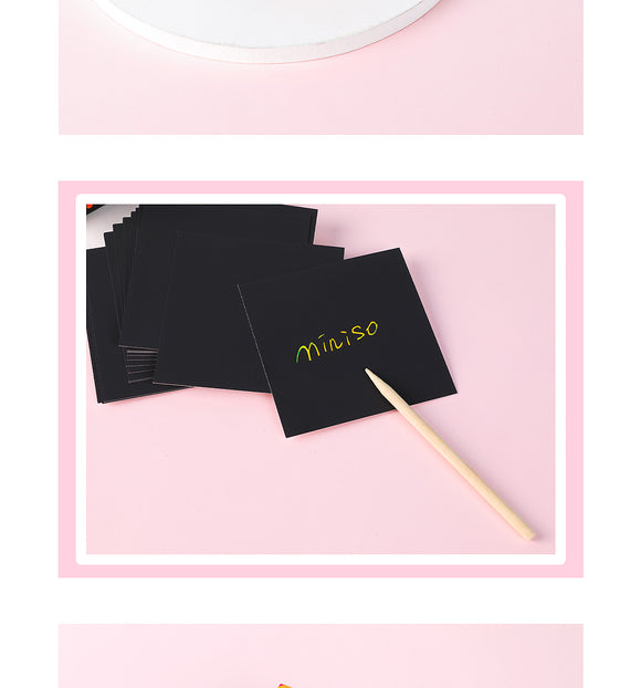 MINISO SCRATCH NOTE (50 SHEETS) 2008834310102 CREATIVE DIY