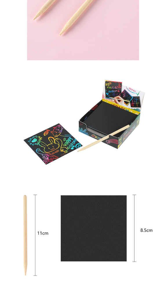 MINISO SCRATCH NOTE (50 SHEETS) 2008834310102 CREATIVE DIY