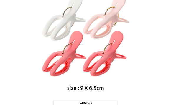 MINISO LARGE CLAMP 8PCS 2008912610100 CLOTHESPIN