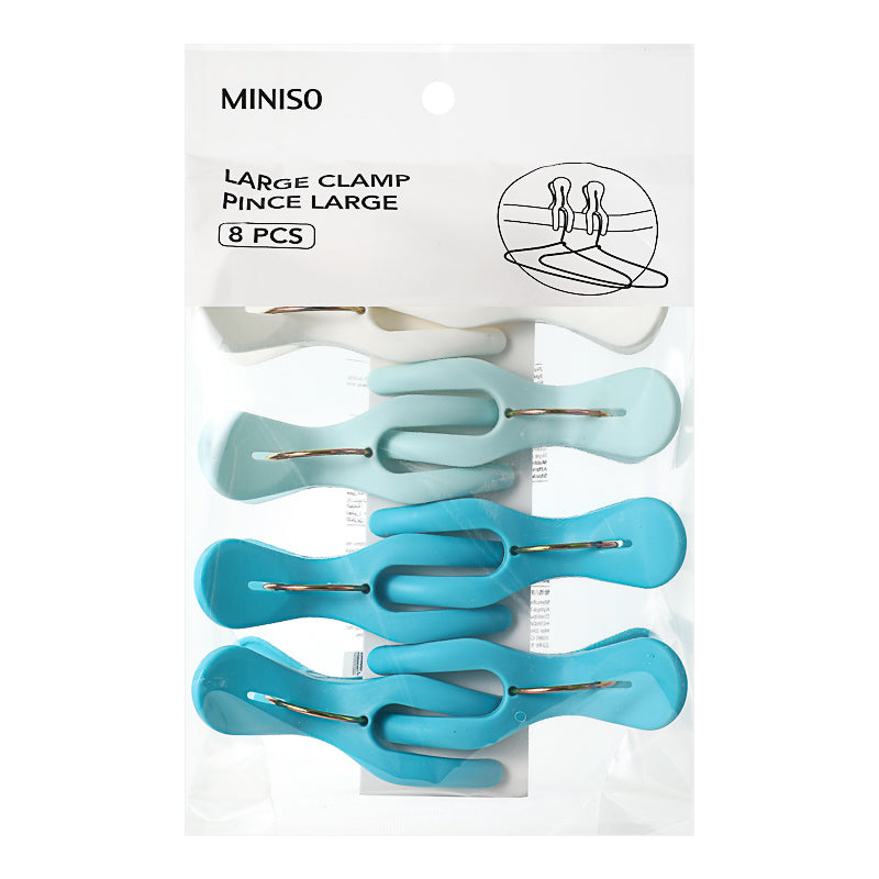 MINISO LARGE CLAMP 8PCS 2008912610100 CLOTHESPIN-3