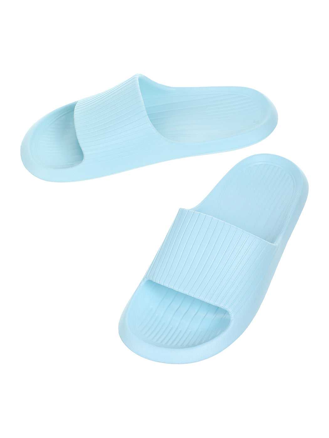 Light blue womens online slippers