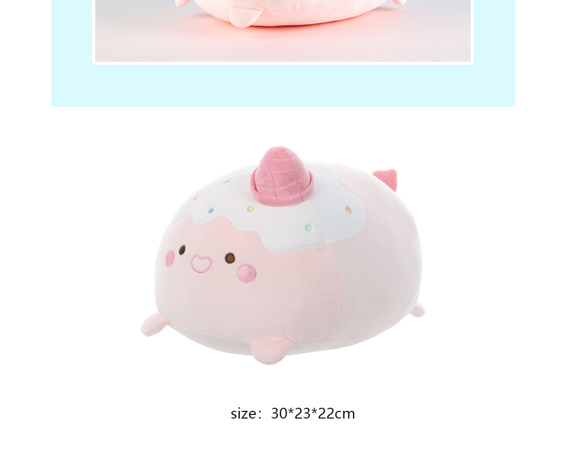 MINISO YUMMY YUMMY FOOD SERIES-STRAWBERRY PLUSH TOY(PINK) 2009974910108 IP PLUSH