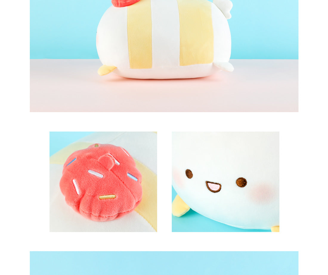 MINISO YUMMY YUMMY FOOD SERIES-MARSHMALLOW PLUSH TOY 2009975010104 IP PLUSH