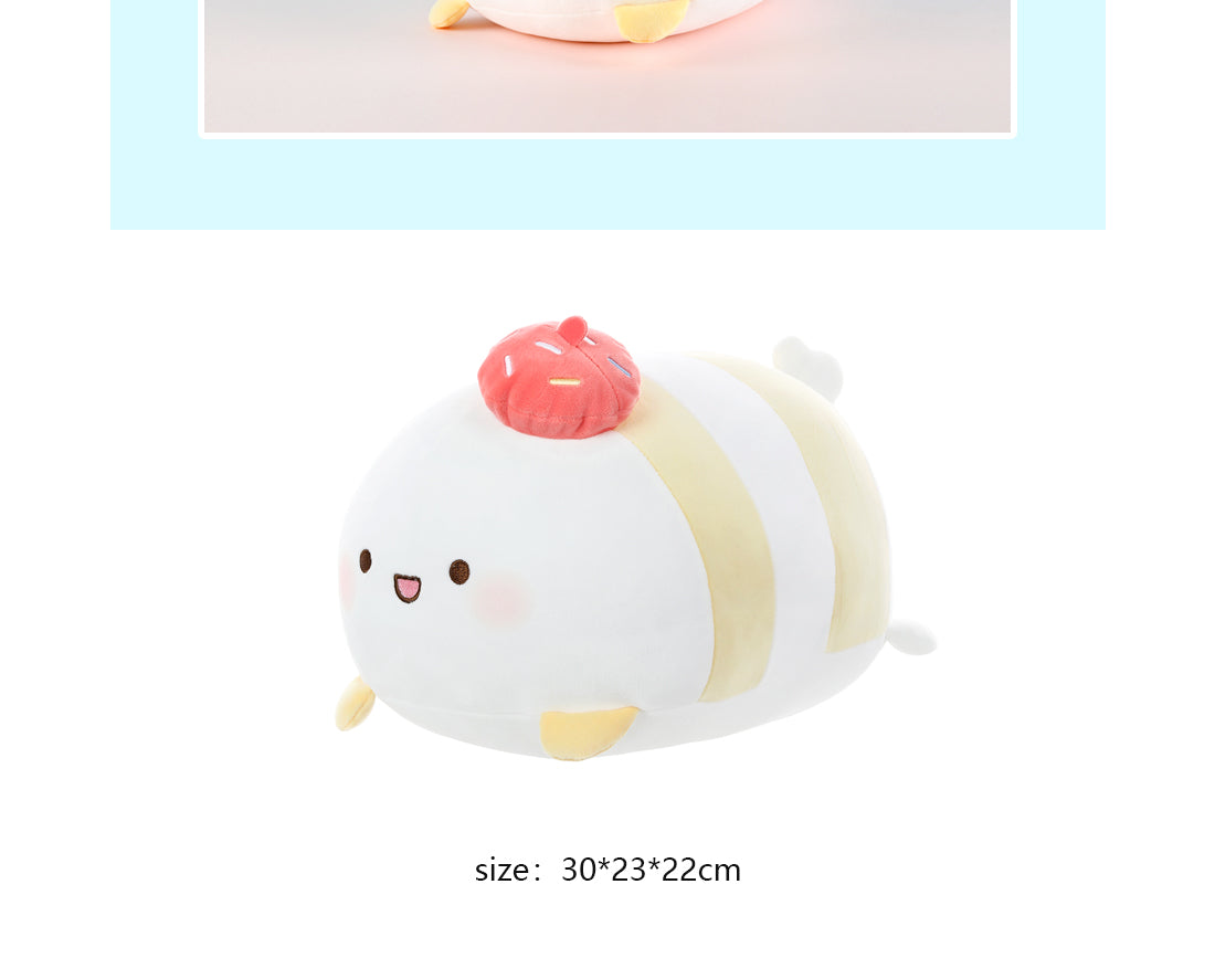 MINISO YUMMY YUMMY FOOD SERIES-MARSHMALLOW PLUSH TOY 2009975010104 IP PLUSH