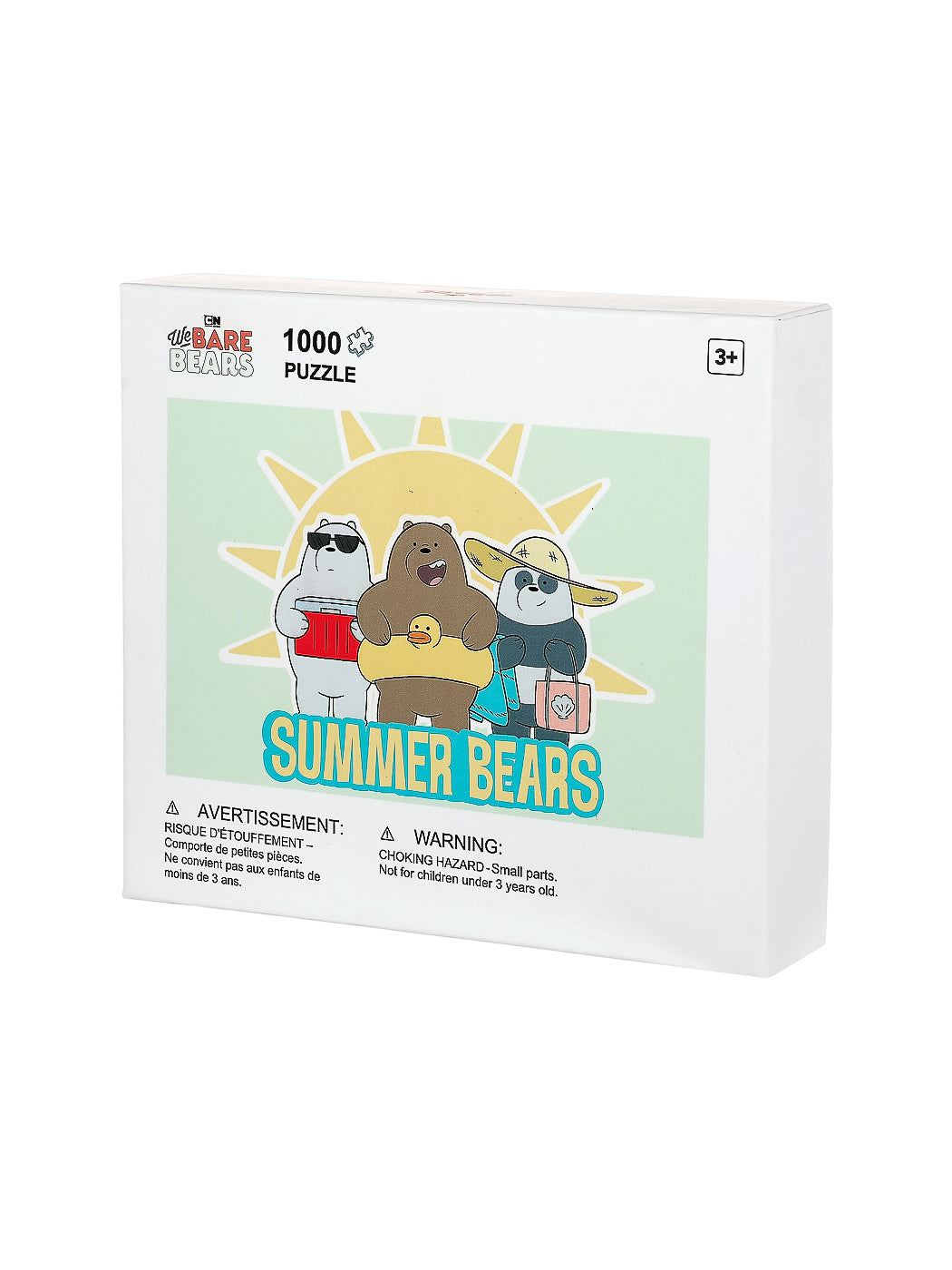 MINISO WE BARE BEARS 1000 PIECES PUZZLE ( BEACH TOUR ) 2010033710102 DIY PUZZLE
