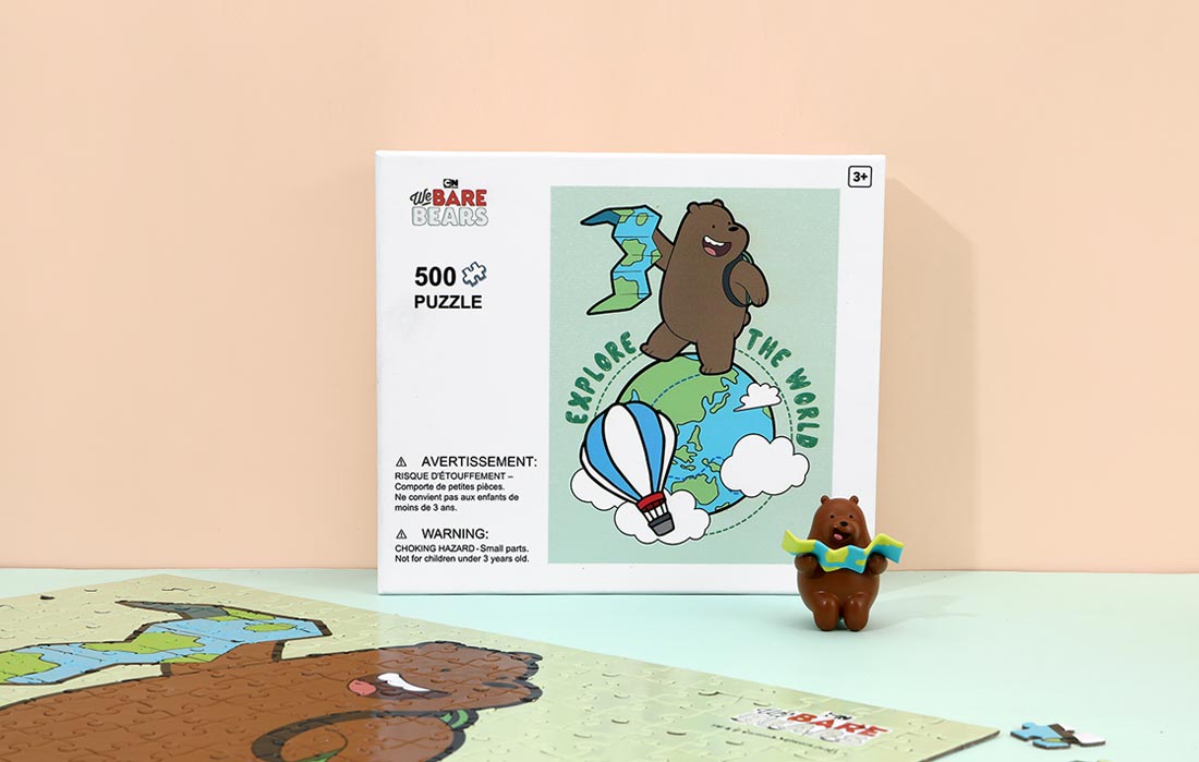 MINISO WE BARE BEARS 500 PIECES PUZZLE ( GRIZZLY ) 2010033811106 DIY PUZZLE-8