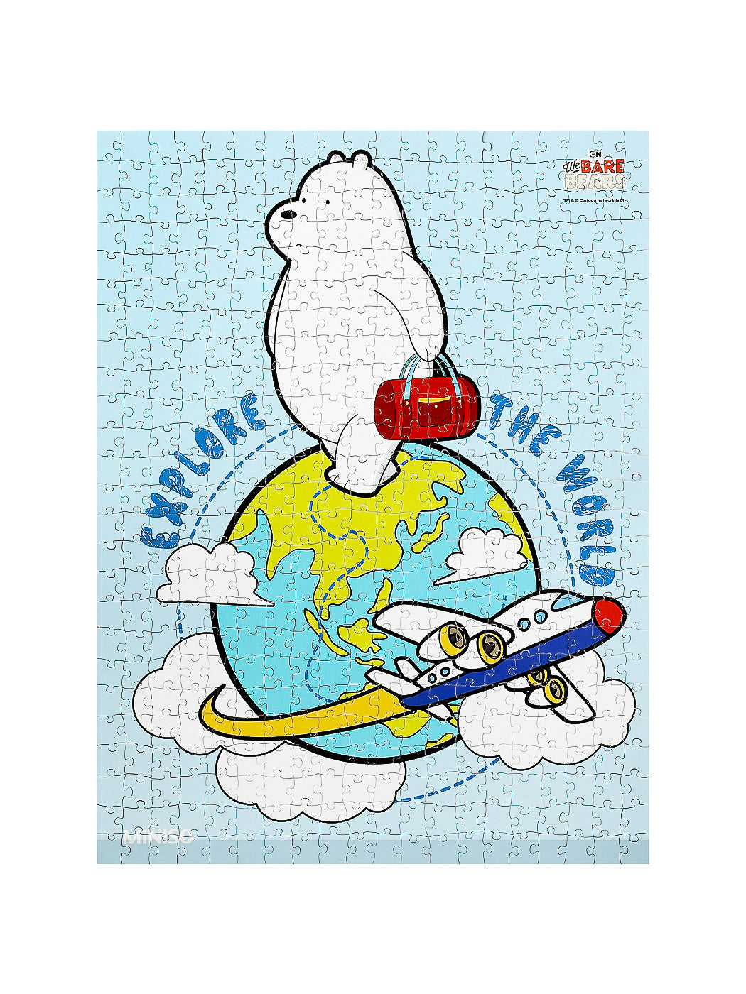 MINISO WE BARE BEARS 500 PIECES PUZZLE ( ICE BEAR ) 2010033812103 DIY PUZZLE